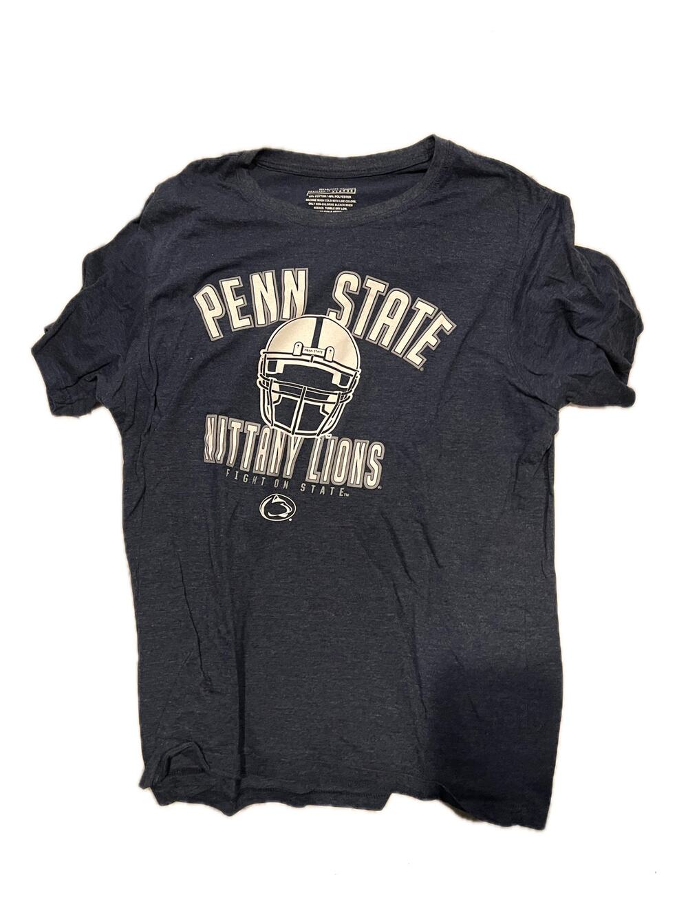 Penn State Nittany Lions Gray Blue T-Shirt Mens XL